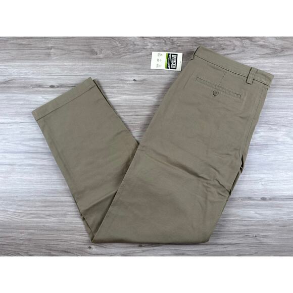Duluth Men’s DuluthFlex Ballroom Relaxed Fit Pleated Khakis 36 x 34 - Picture 3 of 7